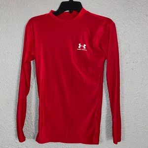 Red Under Armour Workout Shirt